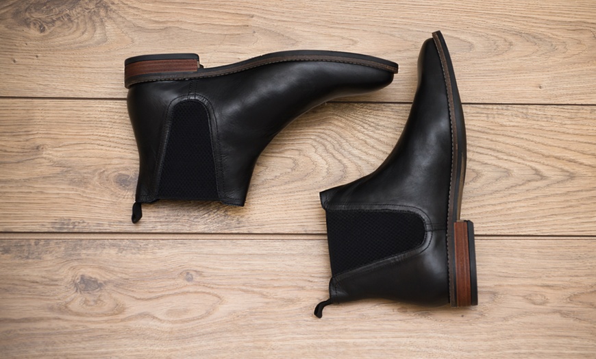 Image 3: Men's Square Toe Chelsea Boot