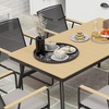 Image 4: Outsunny 6-Seater Garden Dining Set, Elegant Design with Soft Cushions