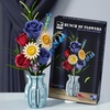 Image 3: Blumenstrauß-Baustein-Set mit Vase