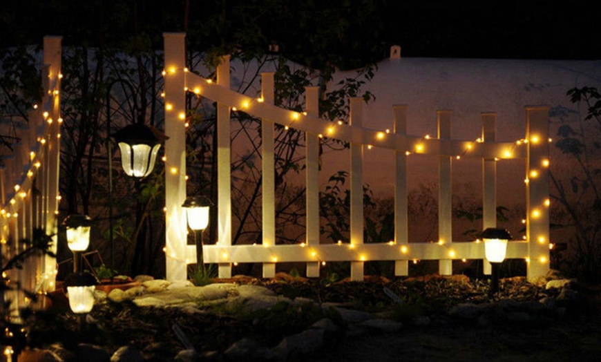 Image 8: Garden Solar Powered Fairy String Light