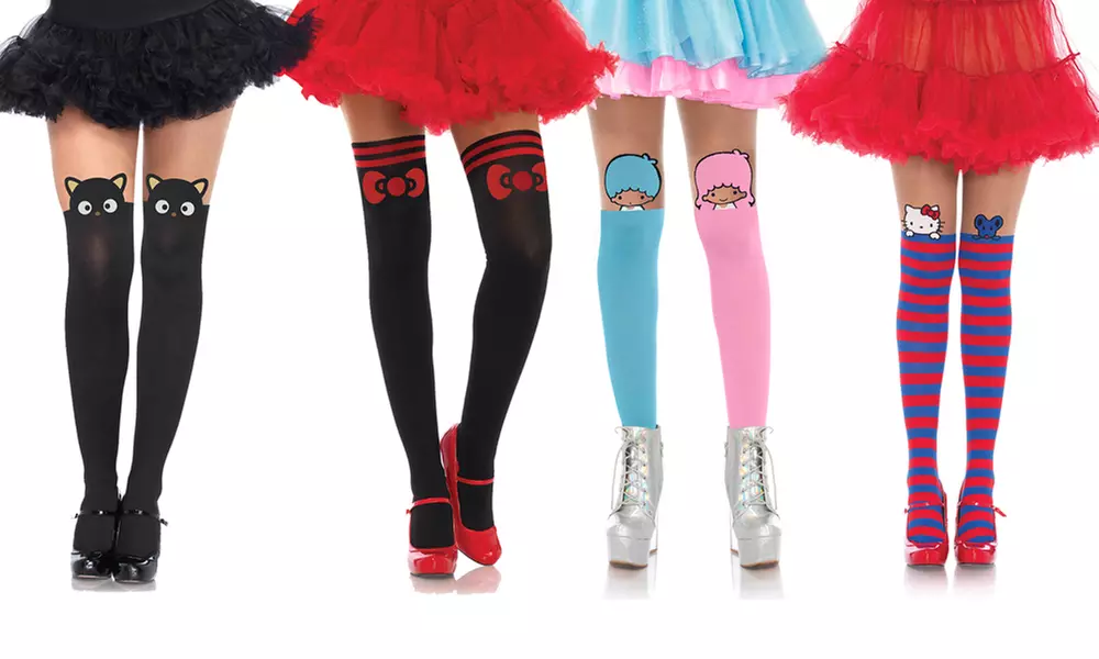 Leg Avenue Licensed Sanrio and Hello Kitty Hosiery - Primary Image
