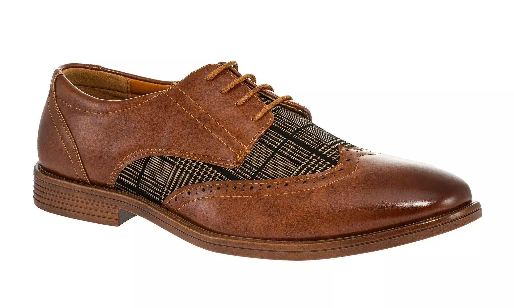 Franco Vanucci Men's Wingtip Lace-up Dress Shoes