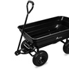 Image 4: Alivio Garden Cart 75L Heavy Duty Wheelbarrow Trolley