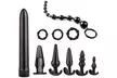 8PCS Anal Plug Set Vibrator G-spot Massager Dildo Sex Toys - Second Medium