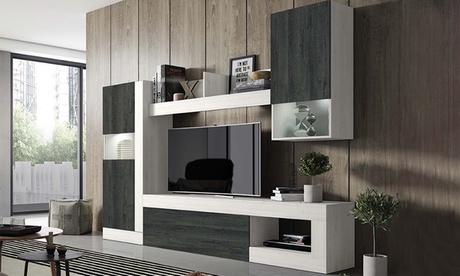 Parete da soggiorno, disponibile in 4 modelli