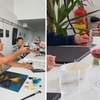 Image 3: Taller de pintura y texturas con degustación de vinos volcánicos