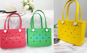 Get Mom beach-ready with these trendy, Waterproof Custom Beach Bags Get Mom beach-ready with these trendy, Waterproof Custom Beach Bags