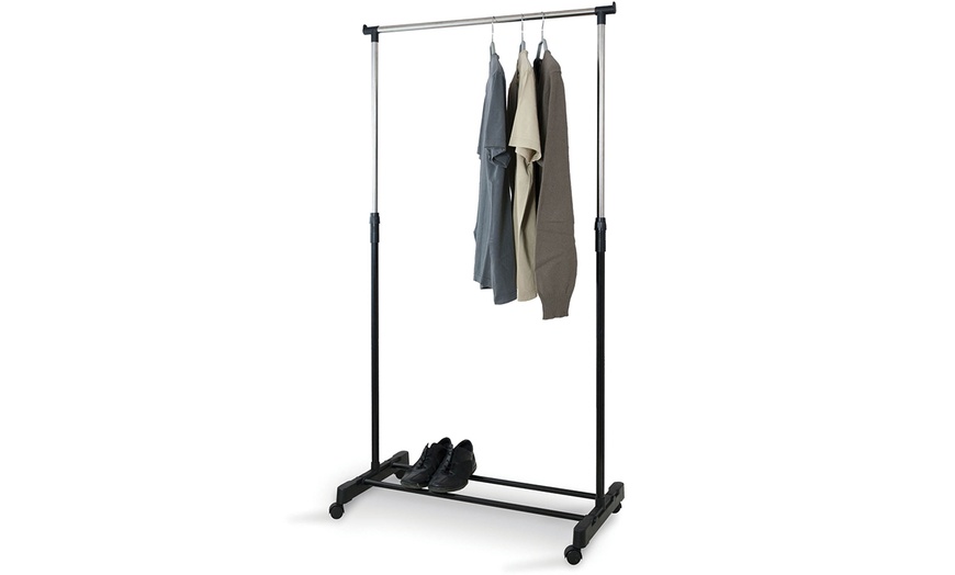 Image 1: Extendable Garment Rail