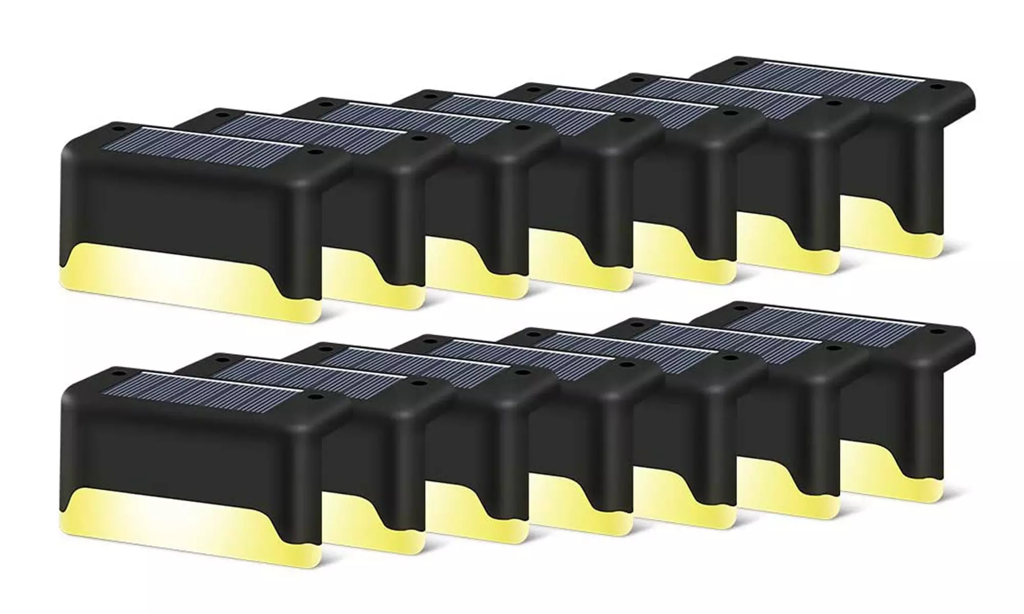 Solar Deck Lights Waterproof Led Solar Lamp for Outdoor Stairs Step Fences