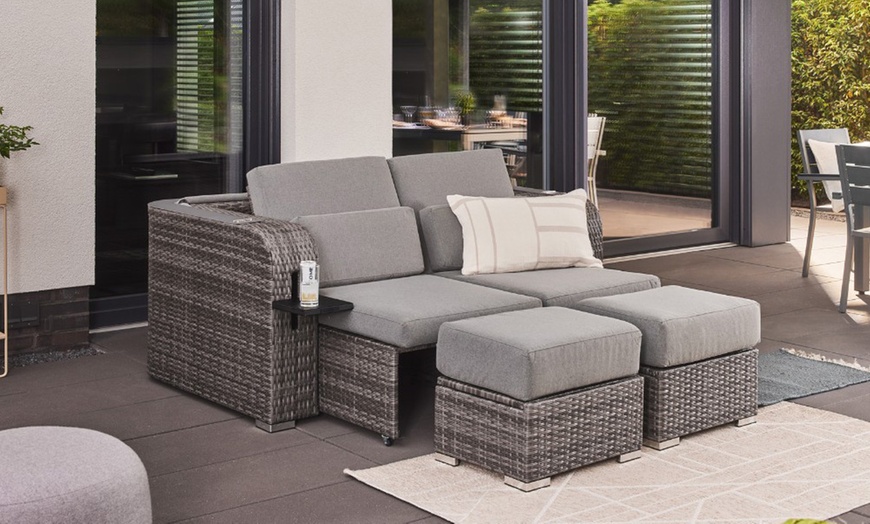 Image 4: Home Deluxe Strandkorb mit Liegefunktion „Holby“