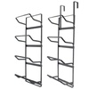 Image 3: Two- or Four-Tier Space-Saving Over Door-Mounted Towel Rail