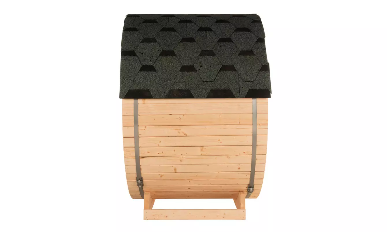 Home Deluxe Outdoor Fasssauna LAHTI für 2 Personen inklusive Zubehör