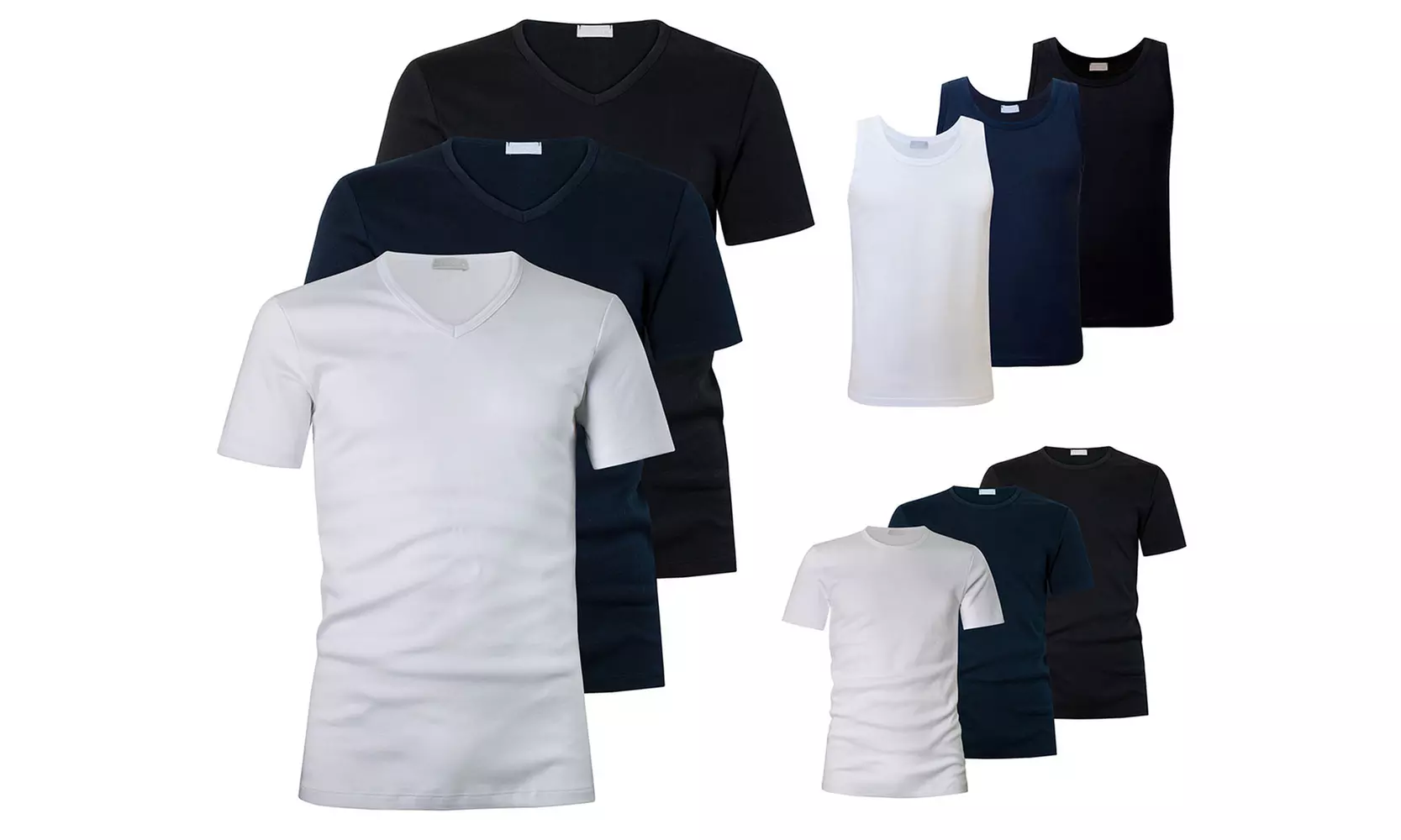 3x oder 6x Liabel Herren-T-Shirt oder Tank Top in der Farbe und Größe nach Wahl - Primary Image