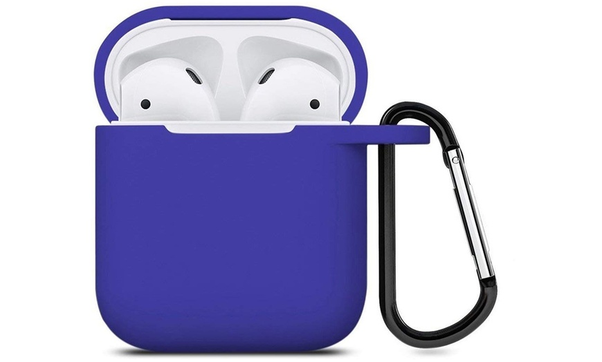 Image 6: AirPods Silicone Case Cover Protective Skin for Apple Airpod Charging Case
