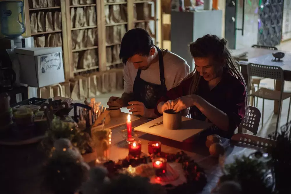 2-Hour Pottery with Optional Painting Class for 1, 2, 3 or 4 People