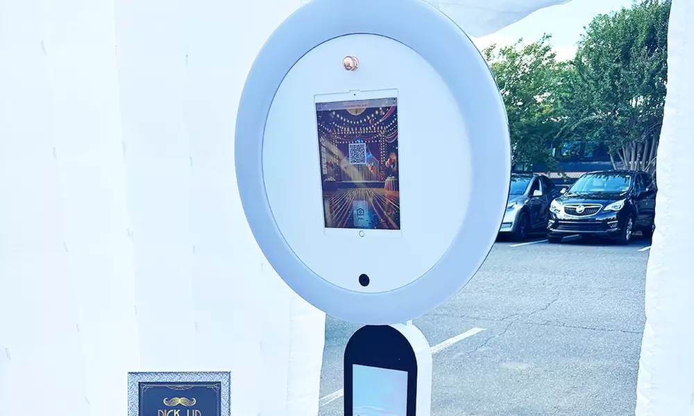Experience the Thrill of Selfie or 360 Photo Booth Rental Up to Two Hr