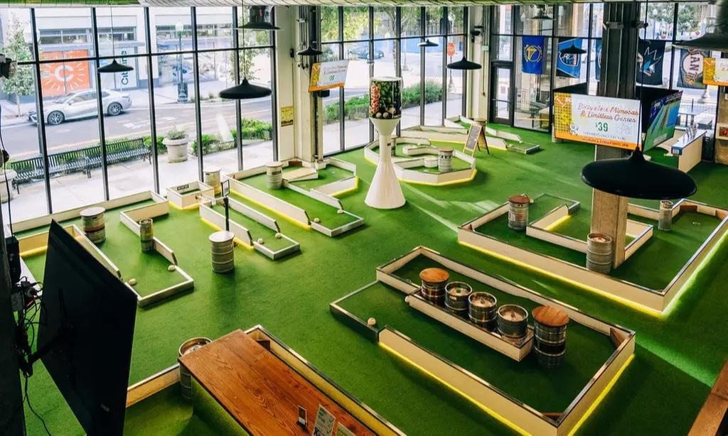 Cocktails & Mini Golf Experience at Hidden Speakeasy Bar