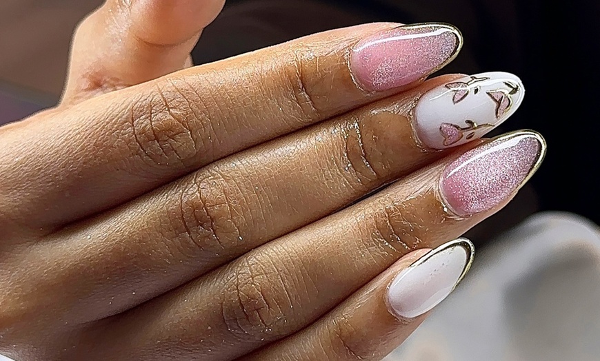 Image 1: Classic Gel Manicure or Pedicure or Short Acrylic or Gel-X Full Set 