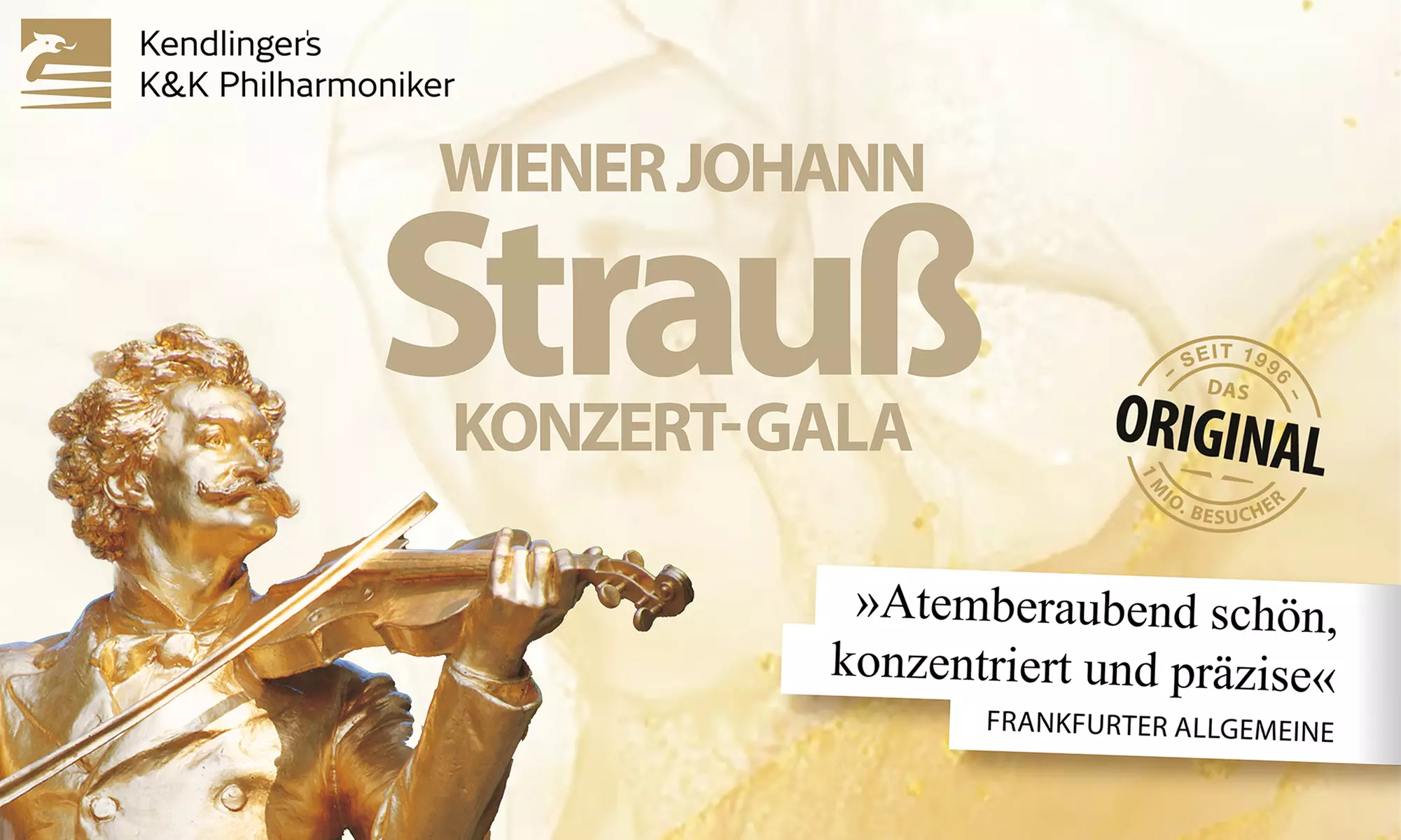 Ticket für „Wiener Johann Strauß Konzert-Gala“ vom 02.01.-05.02.2026