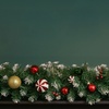Image 2: Artificial Green Christmas Garland; Berry or Candy Styles