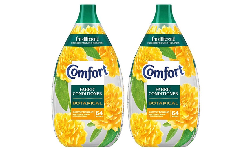 Image 3: Two Packs of Comfort Botanical Fabric Conditioners in Various Scents