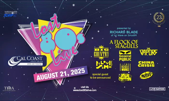Lost 80's Live feat. A Flock of Seagulls, Big Country, General Public, The Vapors & More on August 21 at 6 p.m.