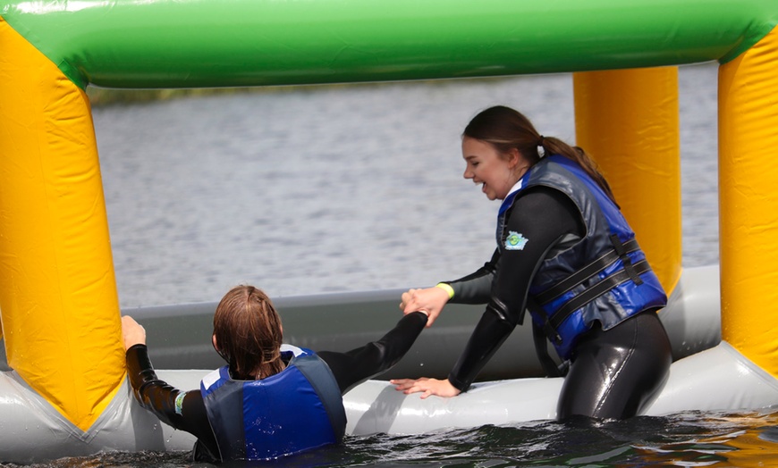 Image 2: Aqua Park Entrance with Wetsuit