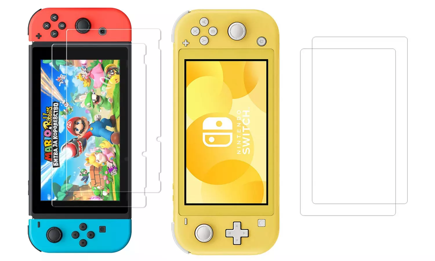2 ou 4 films protecteurs en verre trempé pour console Nintendo switch ou switch lite - Primary Image