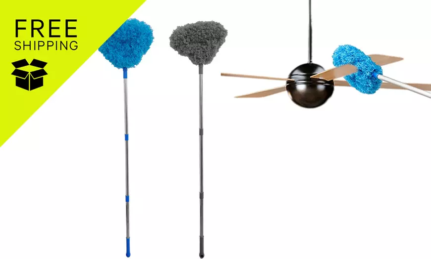 Image 1: Adjustable Ceiling Fan Cleaner