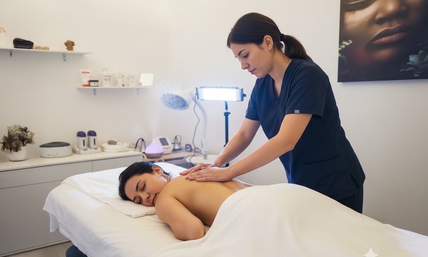 Image 2: Masaje relajante de 30, 45 minutos con aceites esenciales