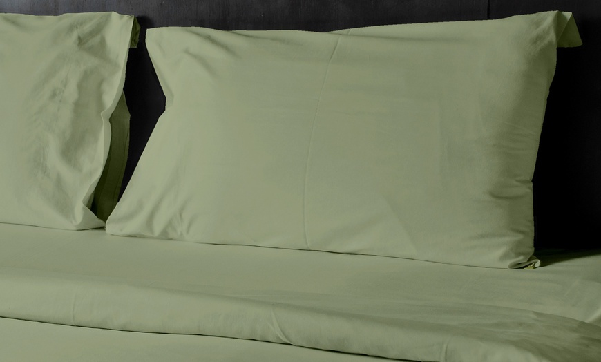 Image 8: Queen Size Luxury Comfort 4-Piece 1800 Series Bedding Super Soft Feel Sheet Sets