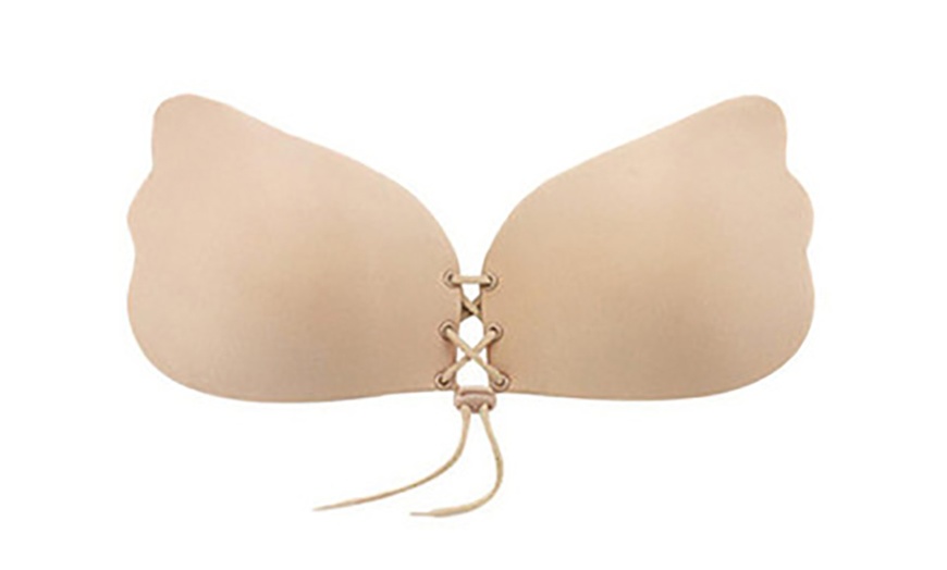 Image 4: Stick-On Push-Up Bra