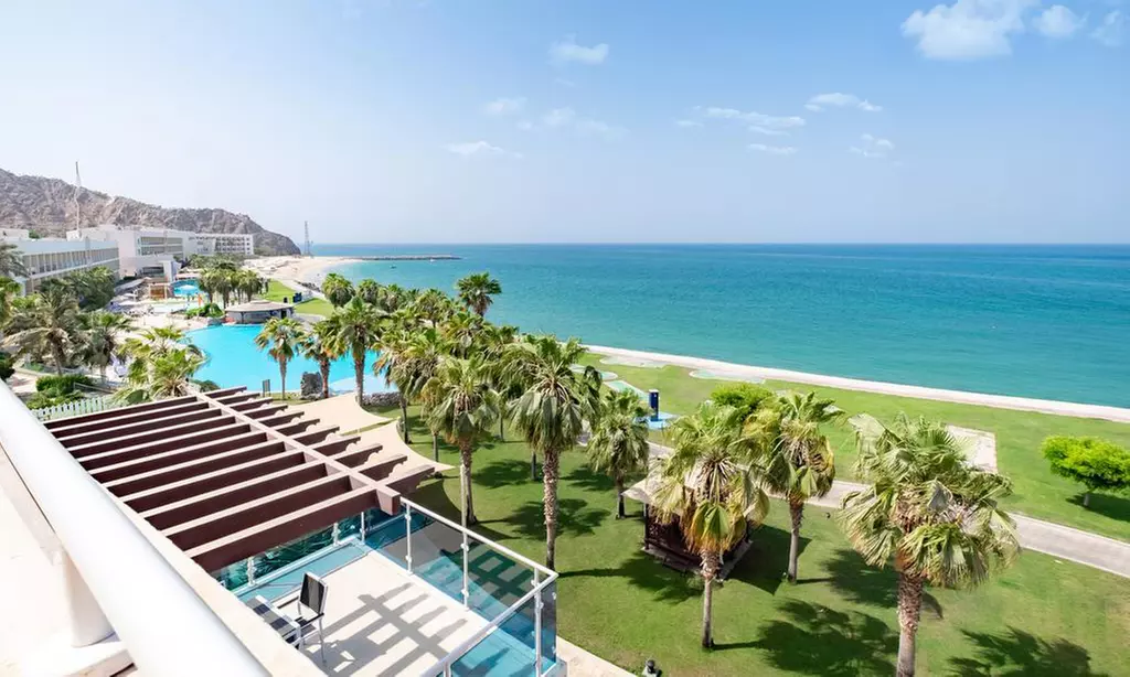 Fujairah: One Night Stay for Two or Four with Breakfast or Half Board at 5* Radisson Blu Resort Fujairah - Primary Image