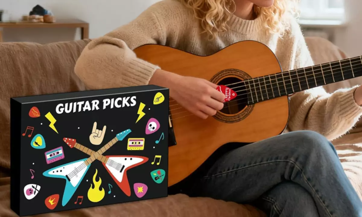 Guitar Picks Advent Calendar, 24 Days of Festive Music Fun