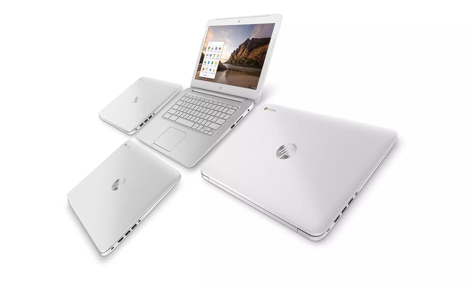 HP 14" Chromebook with Intel Celeron Quad-Core Processor, 4GB RAM, and 16GB Hard Drive (Refurbished A-Grade) - Second Medium