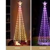 Image 5: Christmas Tree 1.8m with Fairy Lights for Festive Decor