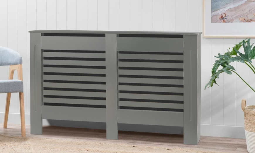 Image 7: Contemporary Wooden Radiator Cover - Child and Pet Safe