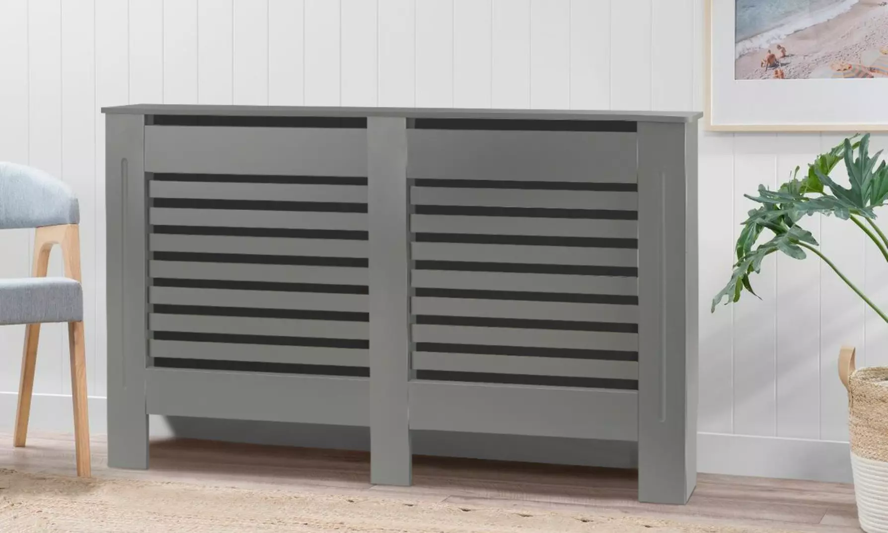 Contemporary Wooden Radiator Cover - Child and Pet Safe