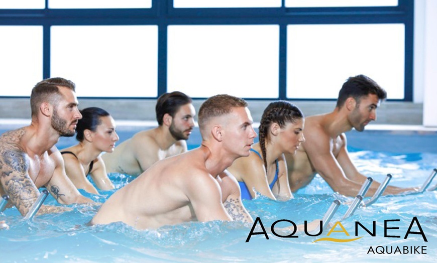 Image 2: Séance d'Aquafitness au centre Aquanea