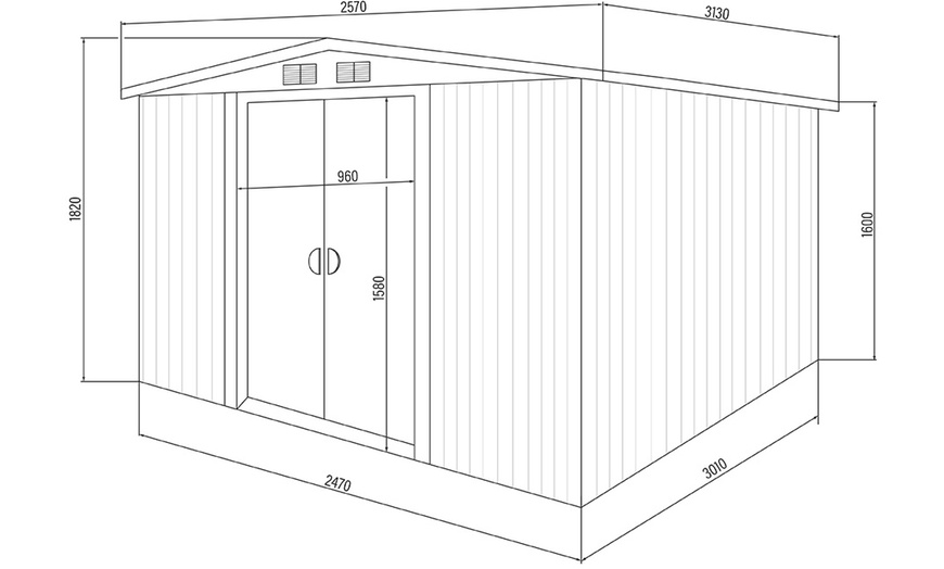 Image 11: Abri de jardin "Bohio" de la marque Home Deluxe