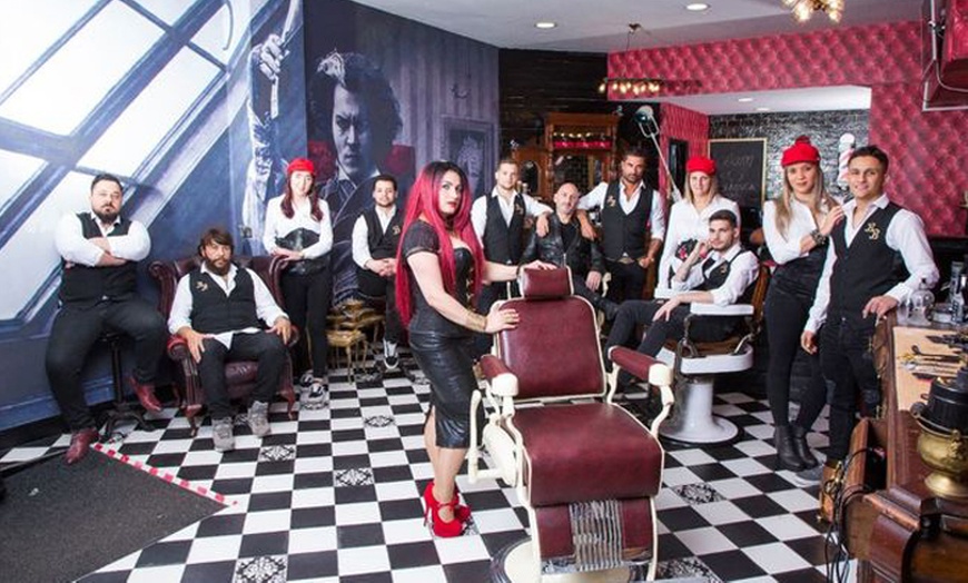 Image 3: Gold, Silver, or Individual Haircut Options – Skin Fades and More