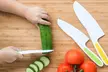 Tovla Jr. 3-Piece Nylon Kitchen Baking Knife Set for Kids in 3 Sizes & Colors - Second Medium
