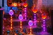 6-In-1 Solar Halloween Pumpkin Ghost Garden Stake Lights for Halloween Decor - Second Medium