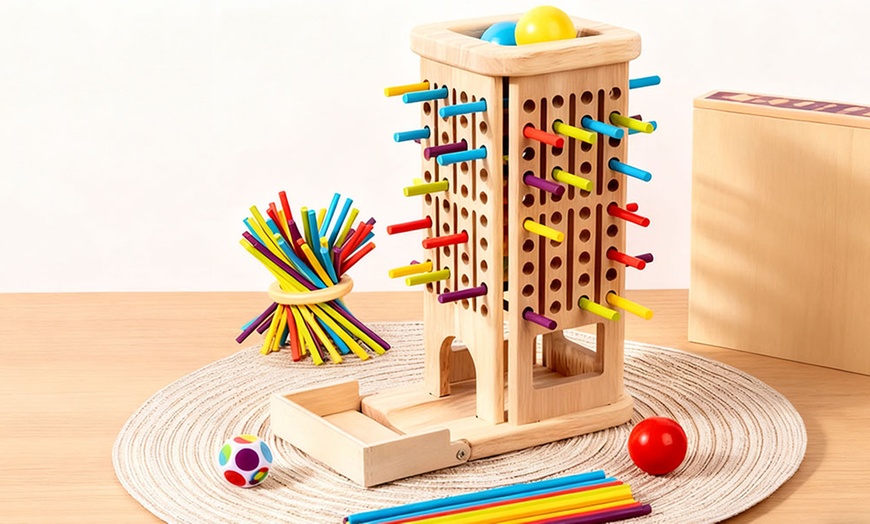 Image 4: 3-in-1 Wooden Stick Pull Game