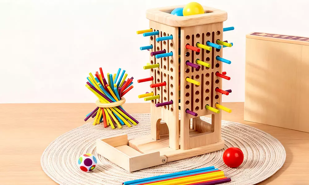 3-in-1 Wooden Stick Pull Game