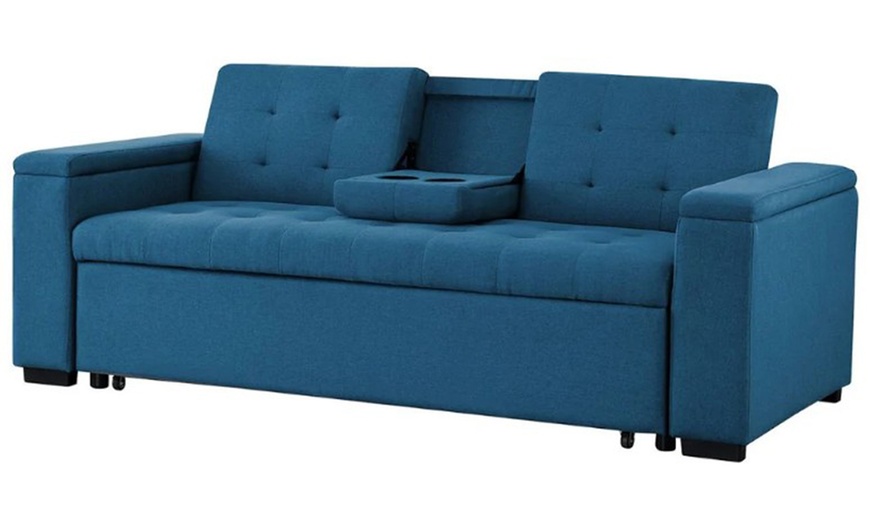 Image 49: Canapé convertible "Tilia" 3 places en tissu Kocoon