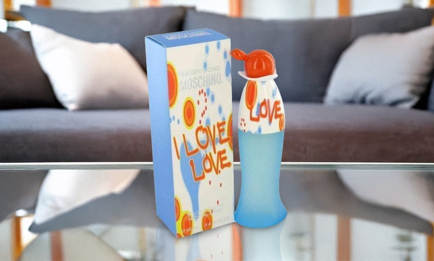 Image 1: Moschino Cheap & Chic I love Love EDT 3.4 oz / 100 ml For Women