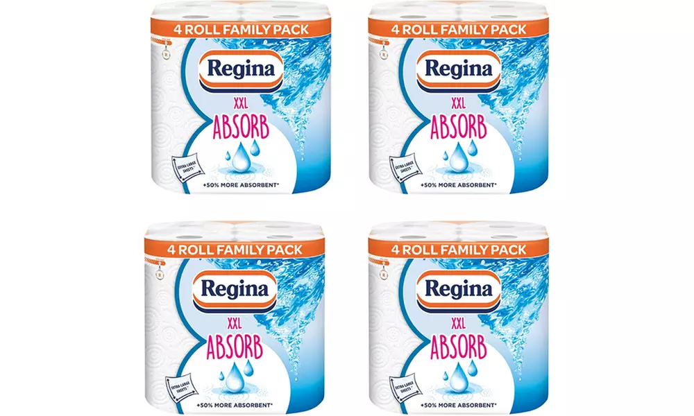 16 Rolls Regina XXL Absorb Kitchen Towels