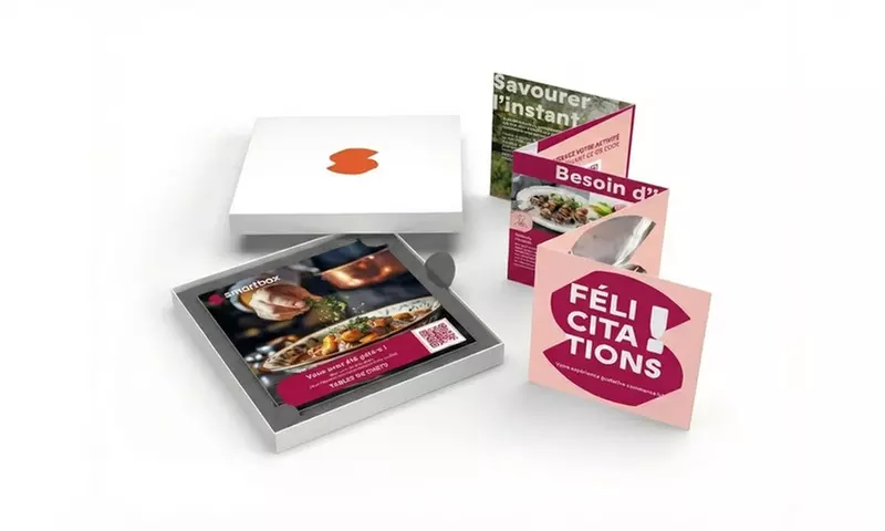 Smartbox Tables de chefs pour 2 personnes valable dans 900 restaurants