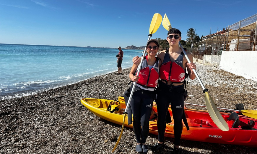 Image 13: Ruta en kayak y snorquel en las calas de Villajoyosa para 1, 2, 4 u 8
